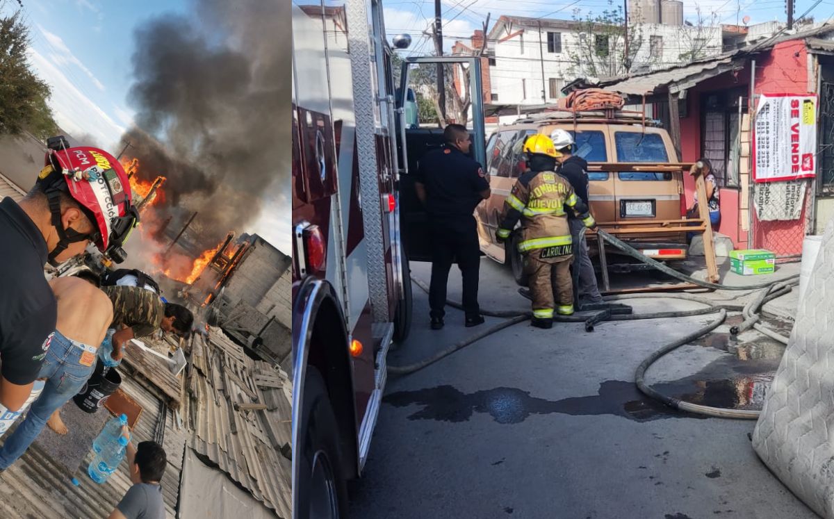 Se incendia vivienda en la colonia Moderna. Francisco Zúñiga y Especial