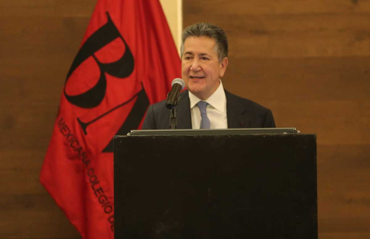 Víctor Oléa, nuevo presidente de la Barra Mexicana de Abogados. (Javier Ríos)