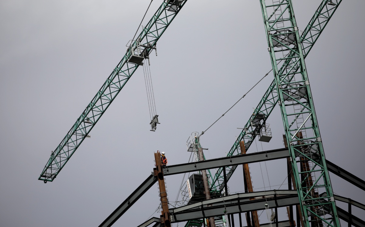 Edificio en construcción en Ciudad de México. Enero de 2020. Foto: (Reuters)