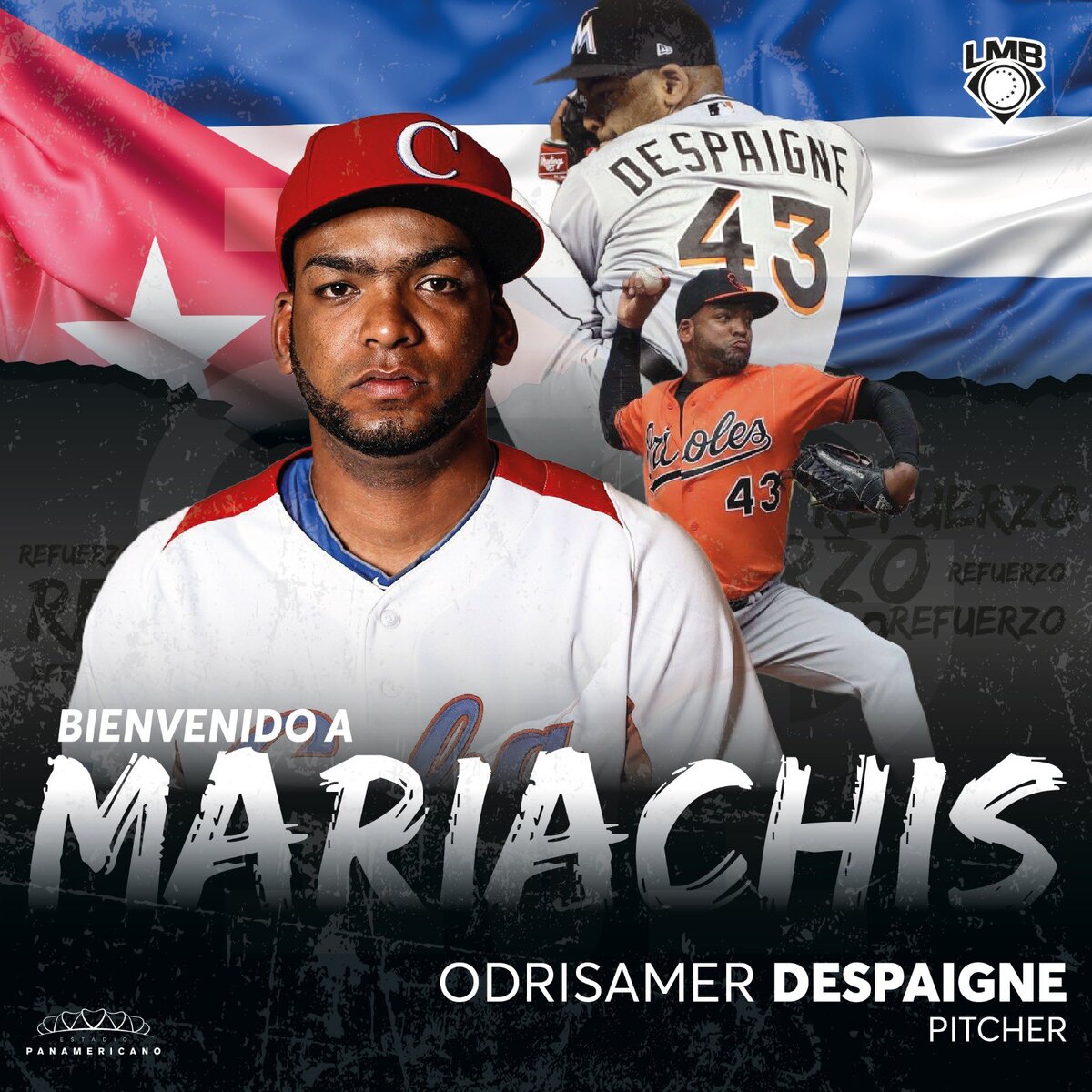 Odrisamer Despaigne, un ligamayorista muy Mariachi (Cortesía)