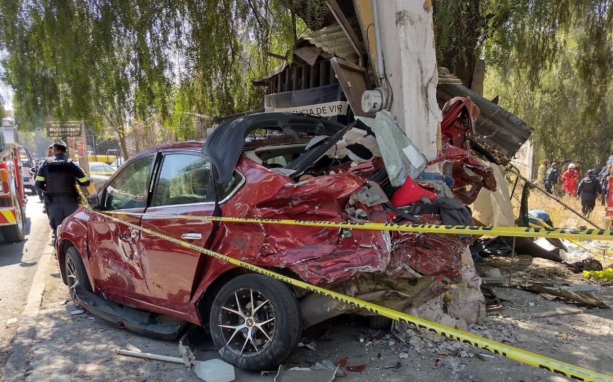 Accidente en la carretera Atizapán-Nicolás Romero provoca la muerte de una persona y deja seis heridos. Daniela Lecuona