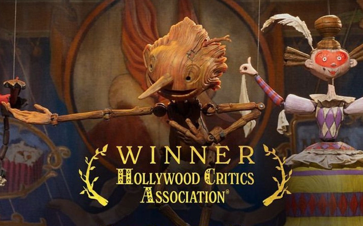 Guillermo del Toro ganó Mejor Película Animada por 'Pinocchio' en los HCA Film Awards (Especial)