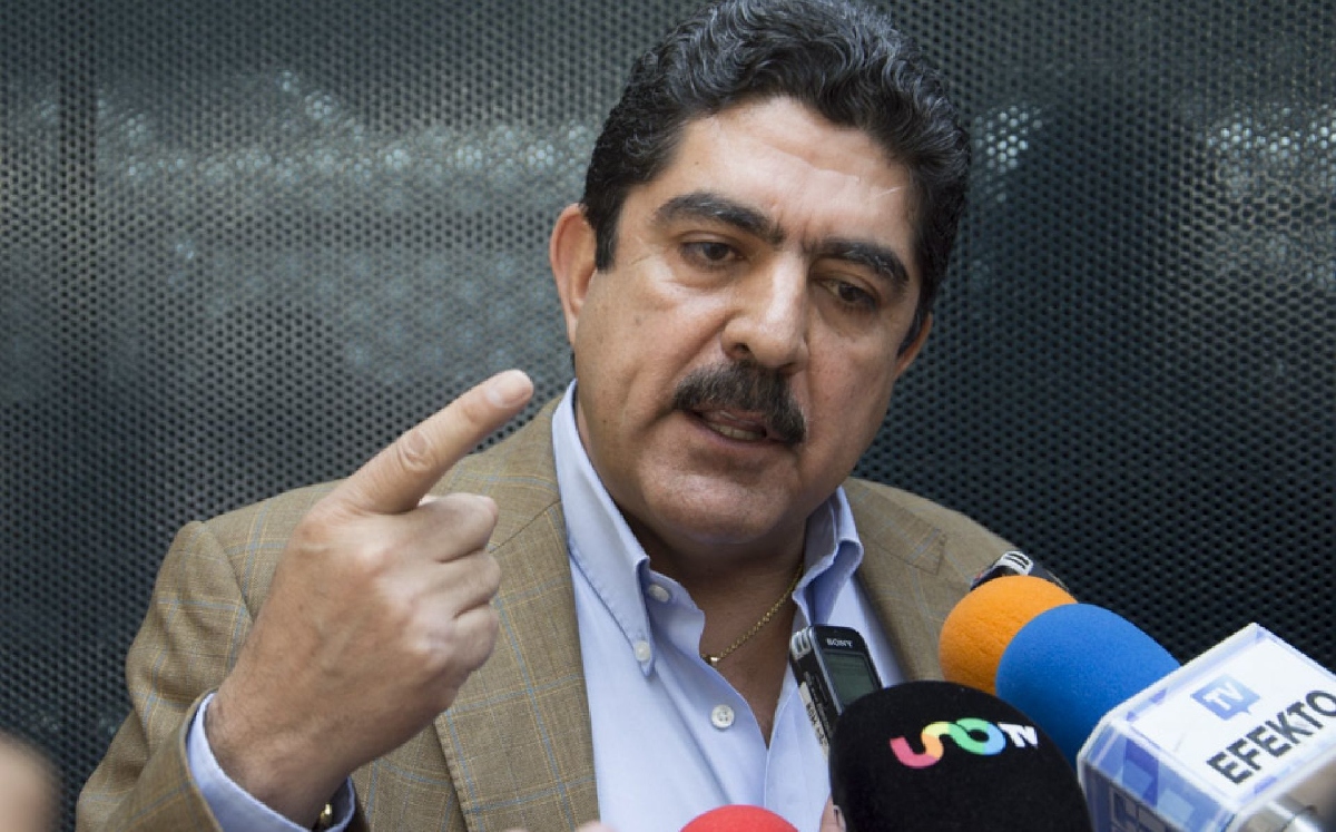 El ex presidente nacional del Partido Acción Nacional, Manuel Espino, en rueda de prensa. | Cuartoscuro