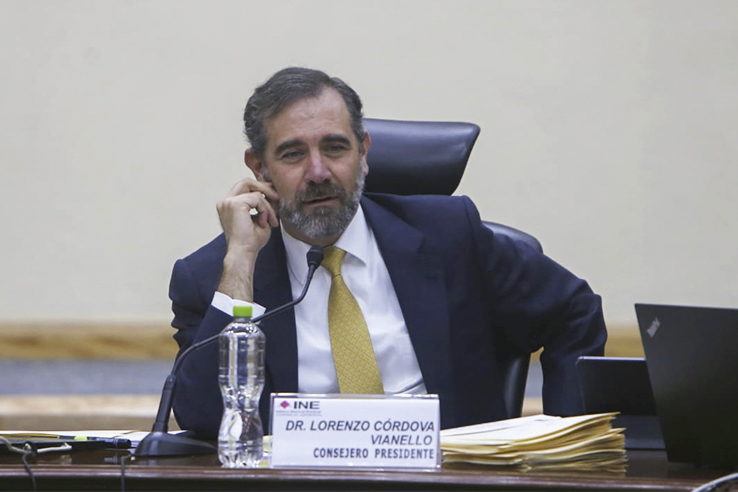 Consejero Presidente del Instituto Nacional Electoral (INE) Lorenzo Córdova | Ariana Pérez