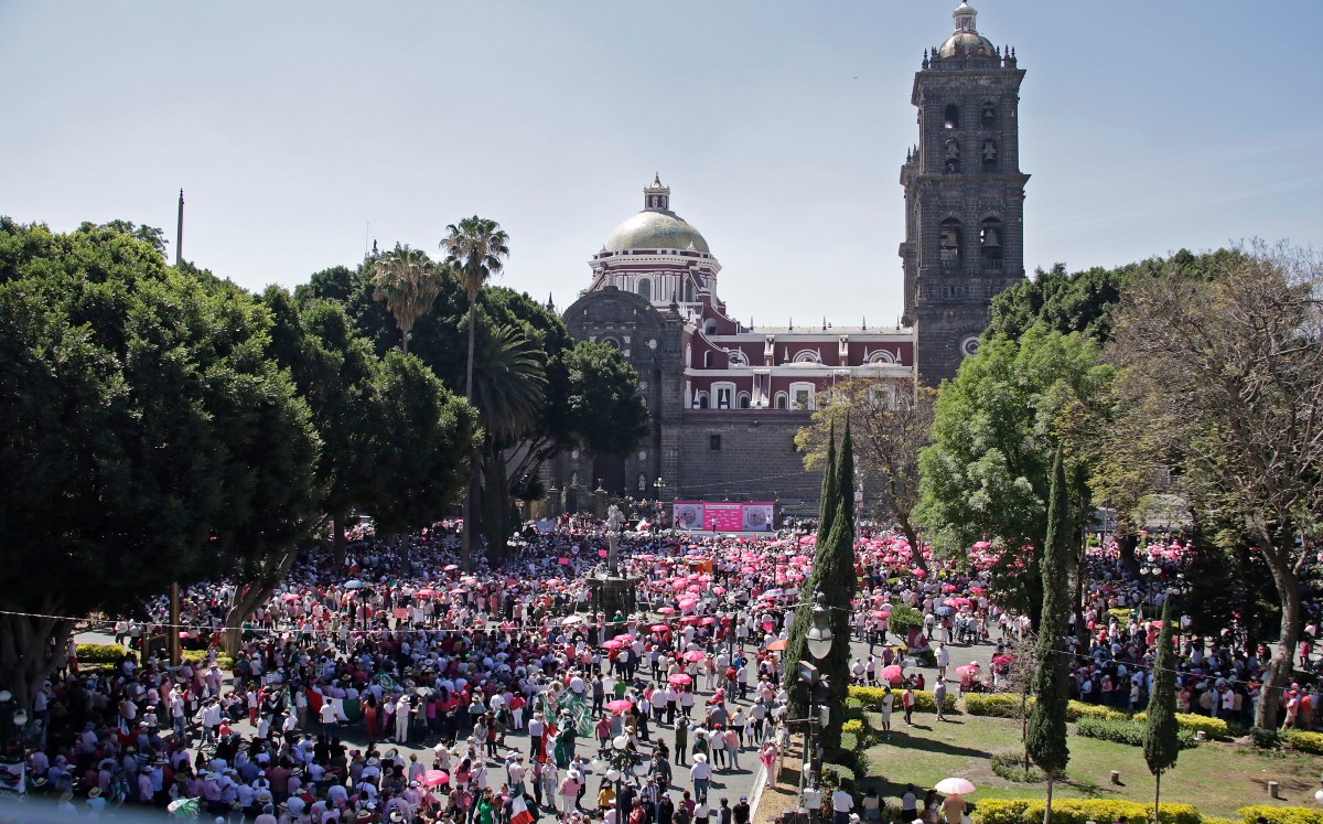 Marcha del INE en Puebla | Agencia Enfoque