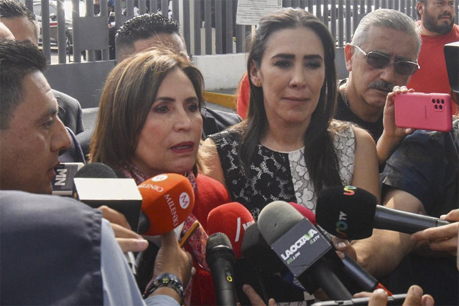 Rosario Robles compareció este viernes en el reclusorio Sur.│Haarón Álvarez