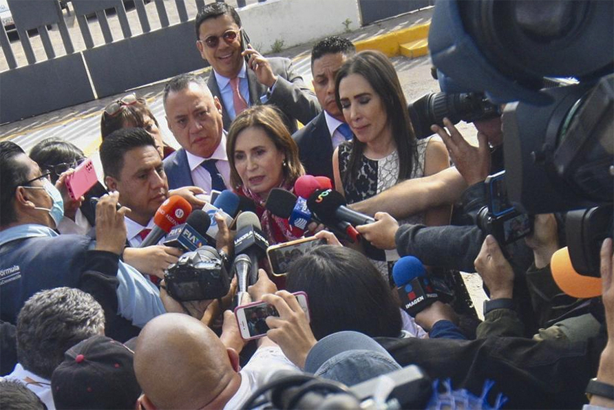 "Estoy tranquila, no cometí ningún delito": Rosario Robles tras ser absuelta.│Haarón Álvarez