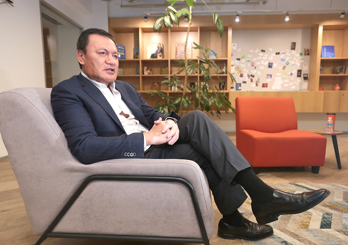El coordinador Miguel Ángel Osorio Chong, en una rueda de prensa. | Jesús Quintanar