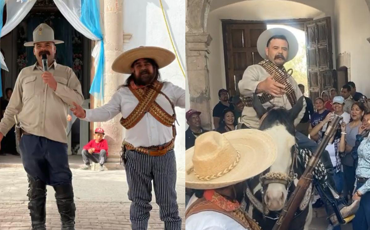 ¡En honor al General! Recrean con recorrido historia de Pancho Villa en Lerdo. | Especial