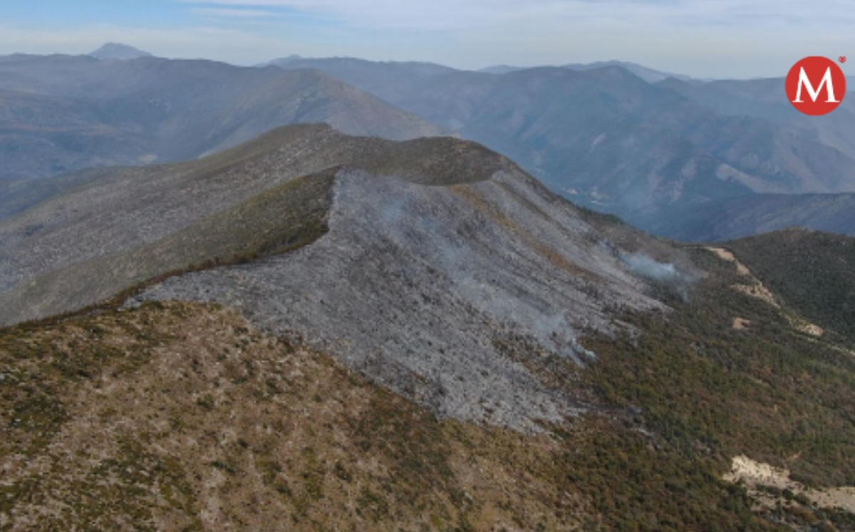 Incendio forestal en Miquihuana, Tamaulipas