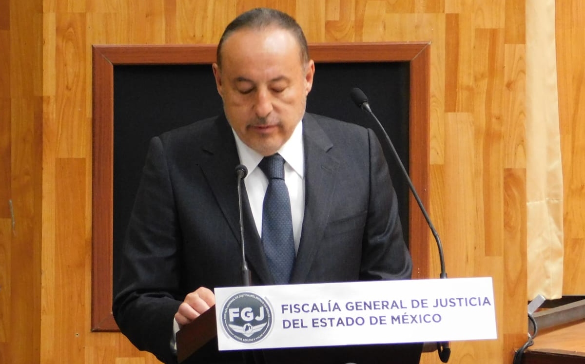 José Luis Cervantes Martínez, titular de la FGJEM. Abadiel Martínez.
