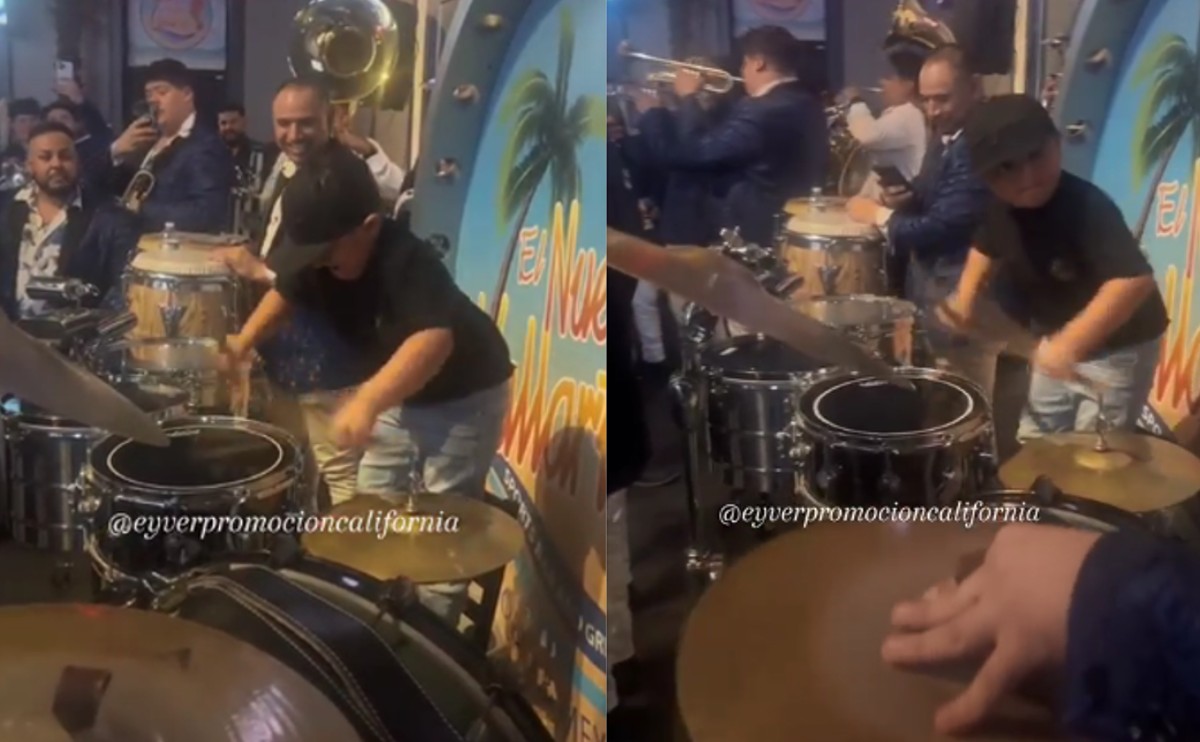 Palomazo nivel: niño se roba la atención del público tocando las tarolas | Notivox Digital