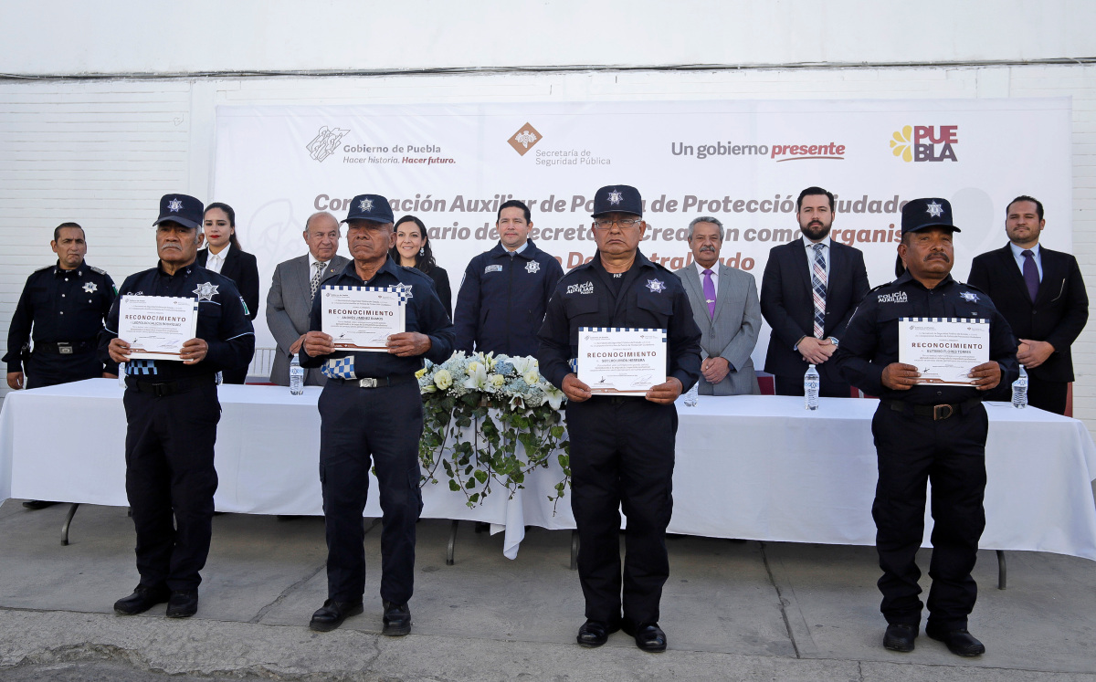Policía Auxiliar de Puebla | Agencia Enfoque
