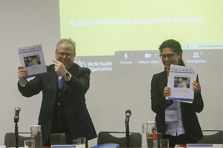 Presentación del lanzamiento nacional de la serie de Lancet de lactancia materna 2023.│Ariana Pérez