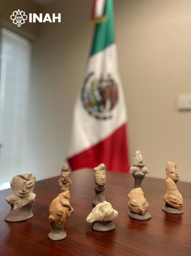 Recuperan piezas mexicanas en Estados Unidos.
