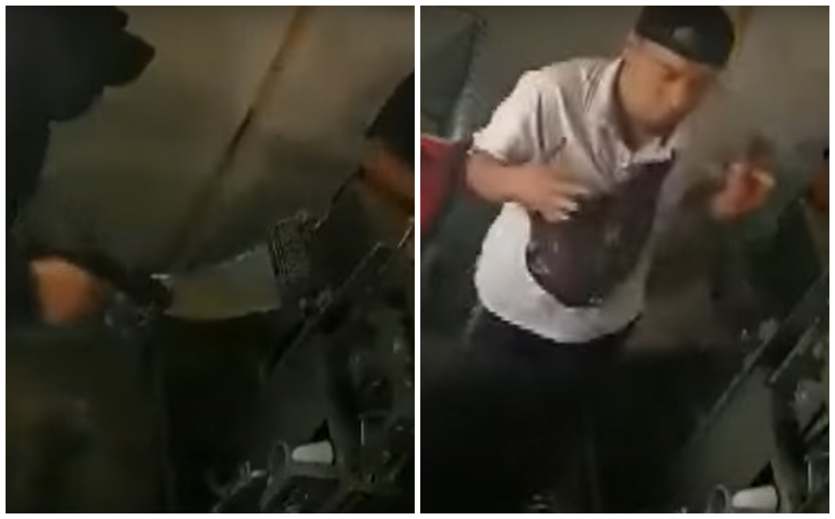 El robo ocurrió incluso frente a una persona que iba a comprar.