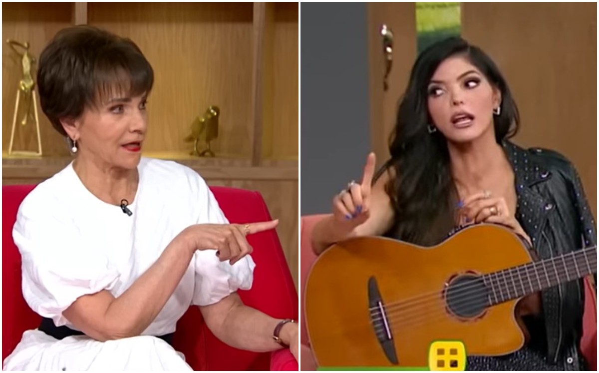 Ana Bárbara hace reclamo a 'Ventaneando' en emisión en vivo (Captura).