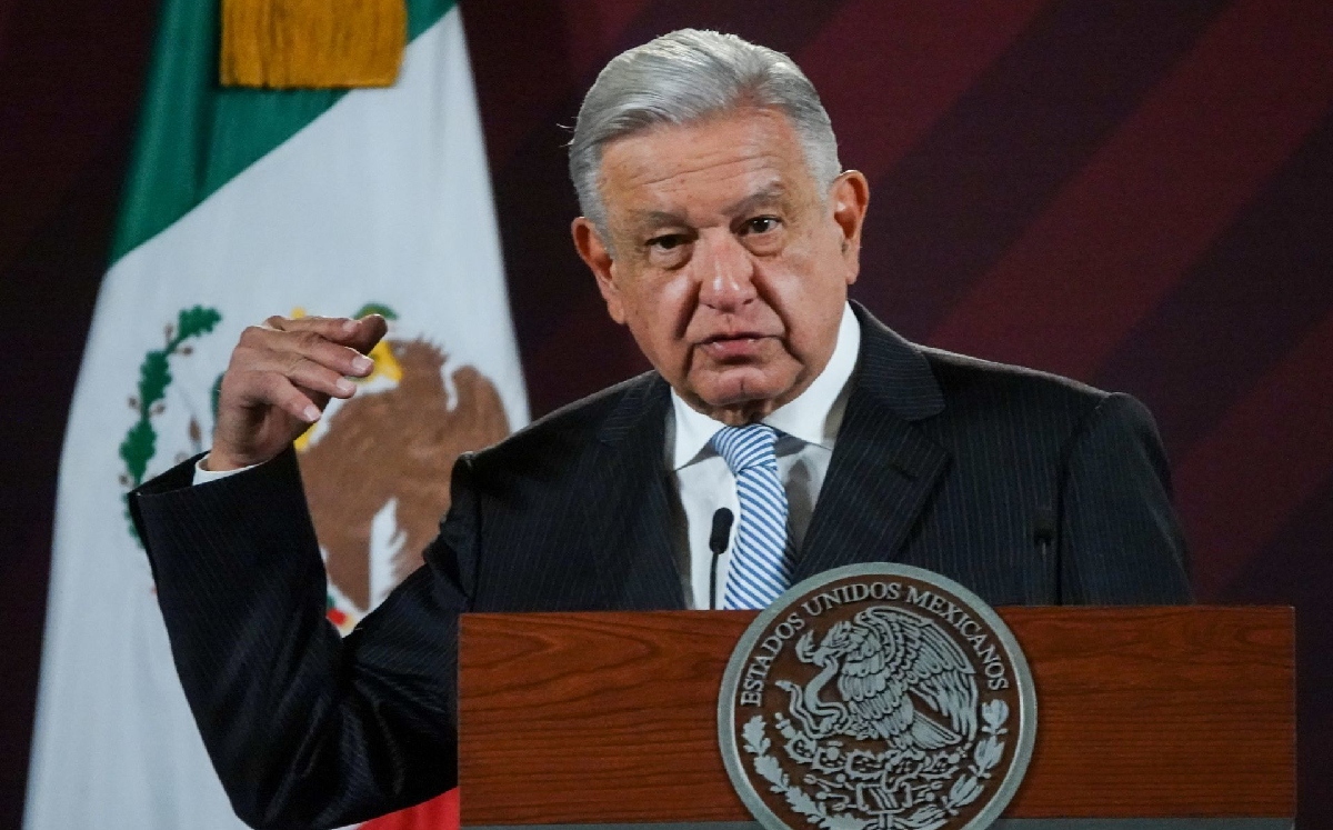 Conferencia mañanera del presidente López Obrador en Palacio Nacional. | Cuartoscuro