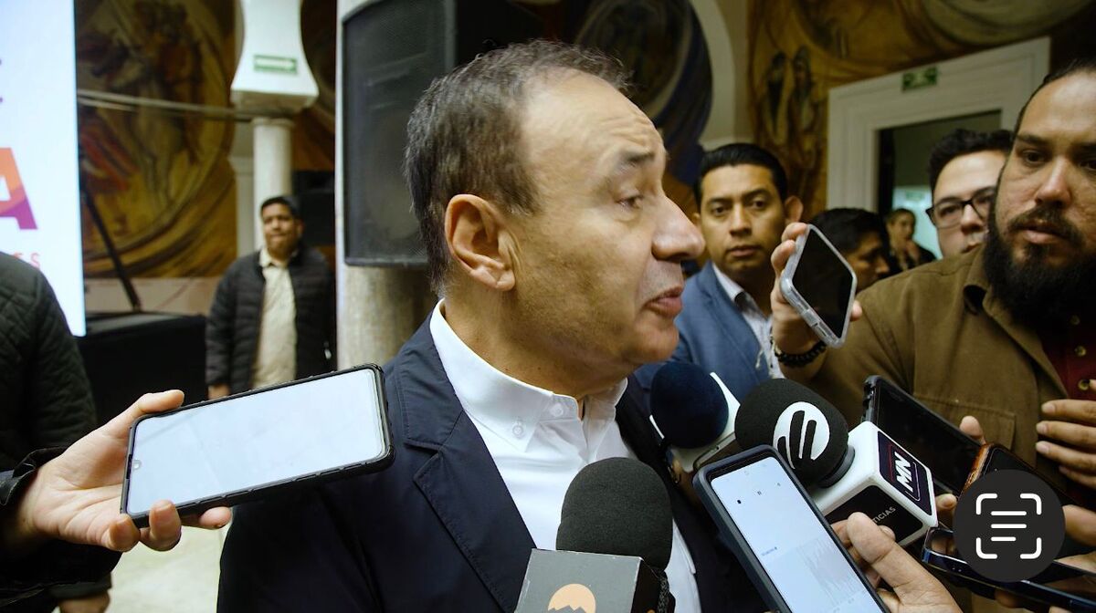 El gobernador de Sonora, Alfonso Durazo. (Antonio López)