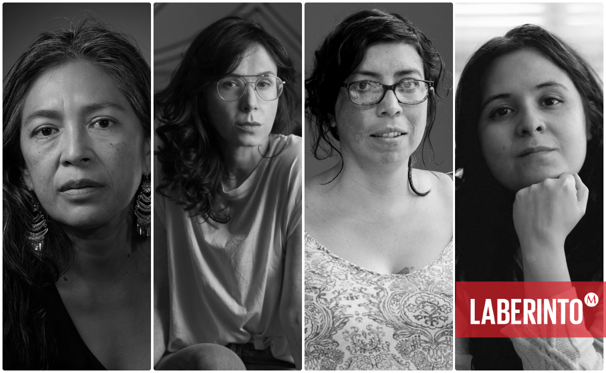 De izquierda a derecha: Ángeles Cruz, Natalia Beristáin, Tatiana Huezo y Astrid Rondero.