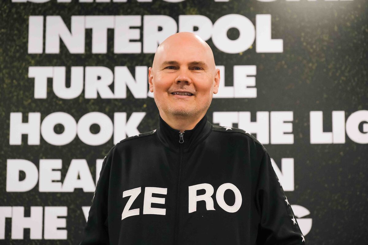 Billy Corgan al frente del festival "The World is a Vampire". Liliana Estrada