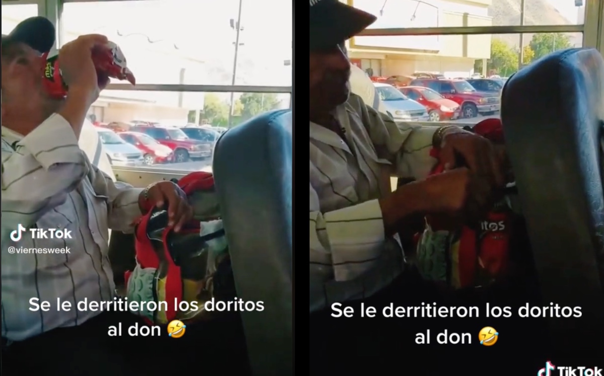 El hombre guardó su lata de cerveza en una bolsa de papas | ESPECIAL