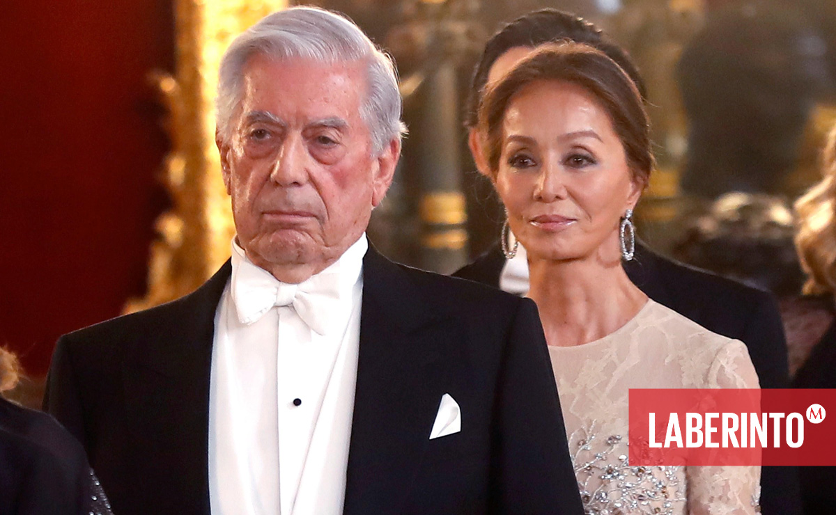 Mario Vargas Llosa e Isabel Preysler antes de un evento con la realeza española en 2019. (Foto: Chema Moya | EFE)