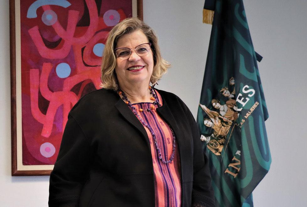 Nadine Gasman, presidenta del Instituto Nacional de las Mujeres