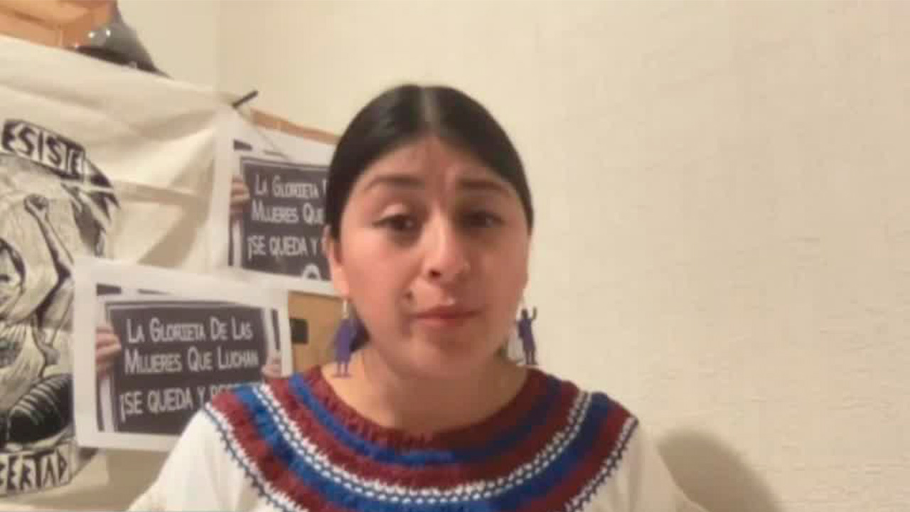 Sheinbaum asegura que convivirán la Antimonumenta y la Mujer Amajac en la glorieta de las mujeres