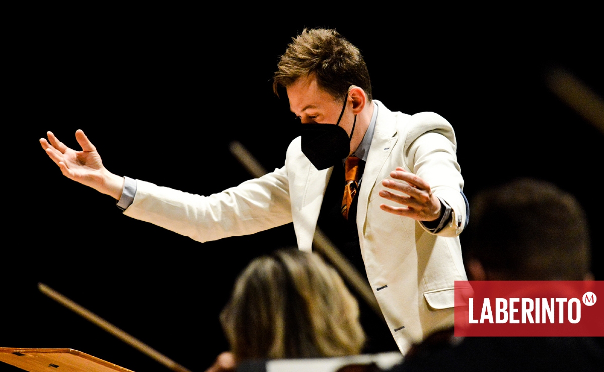 Sylvain Gasançon, actual director titular de la Orquesta Filarmónica de la UNAM. (Música UNAM)