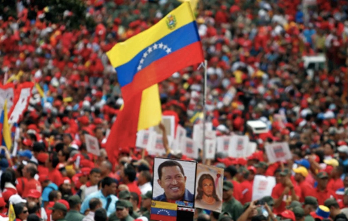 Marcha a favor de Hugo Chavez en 2013 (AP)