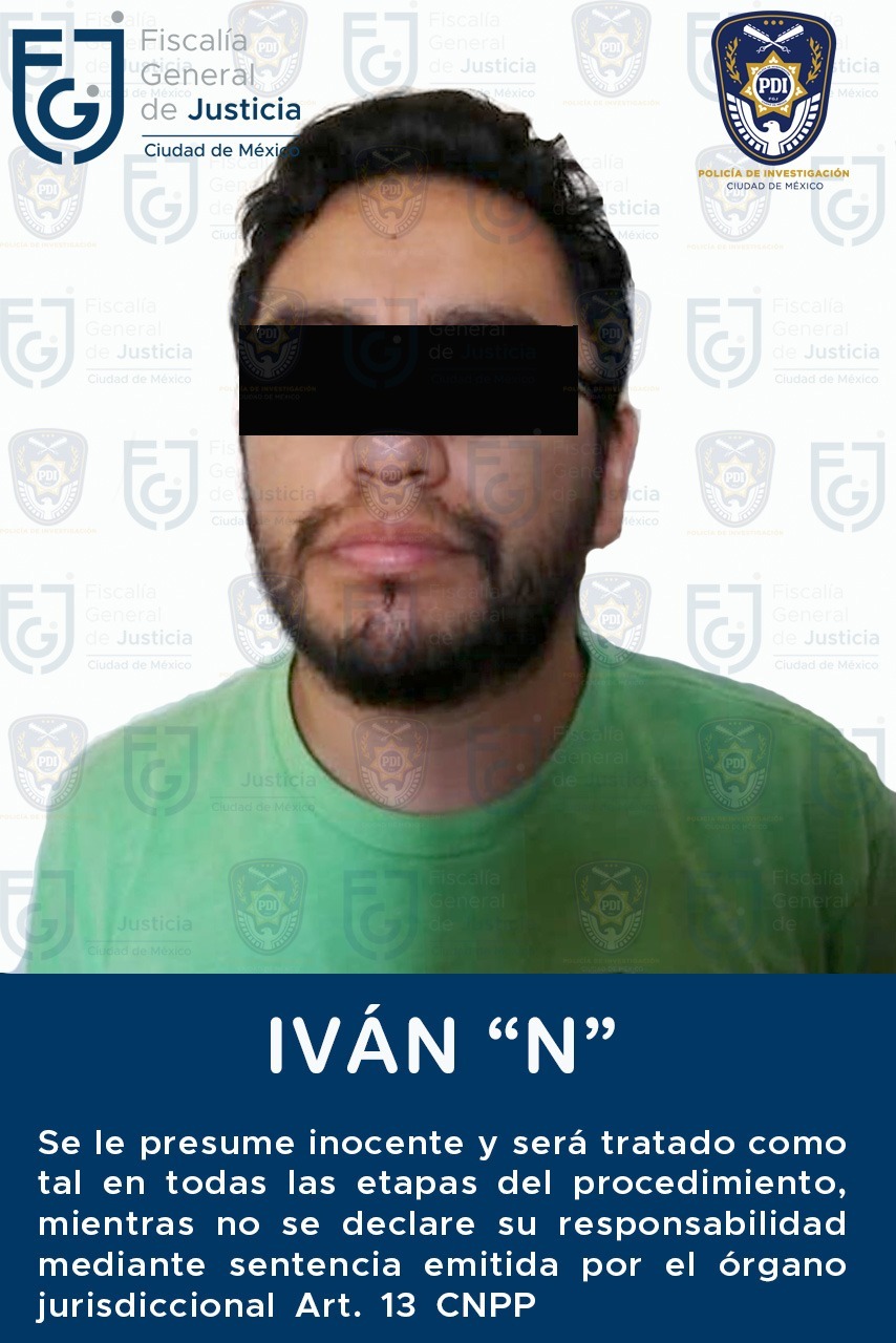 Novio de Carolina Islas detenido. (Especial)