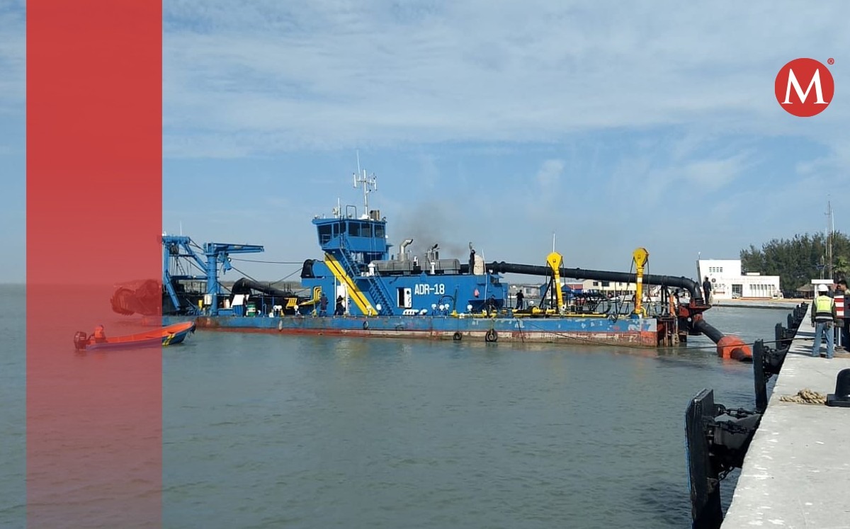Se alista el dragado en el puerto de Matamoros.