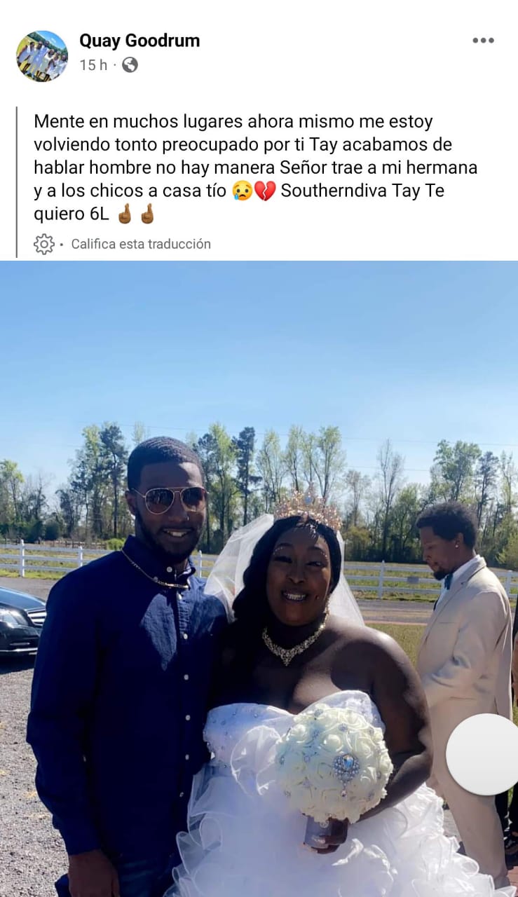 Amigos de Facebook han expresado su preocupación por la mujer. (Captura)