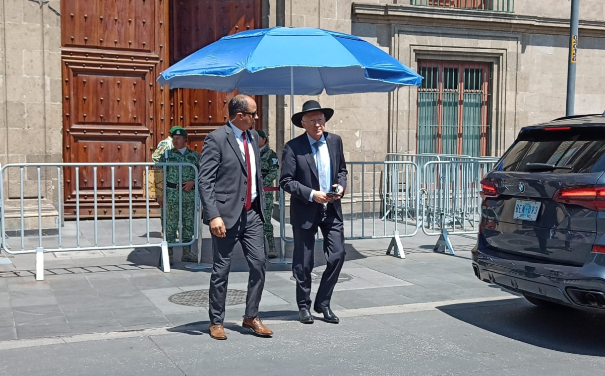 Embajador de Estados Unidos en México, Ken Salazar en Palacio Nacional