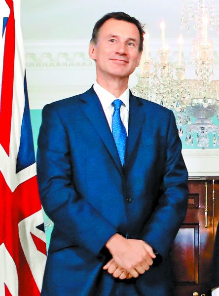 Jeremy Hunt, ministro de Hacienda, presentará su presupuesto el 15 de marzo. C. Wattie/Reuters