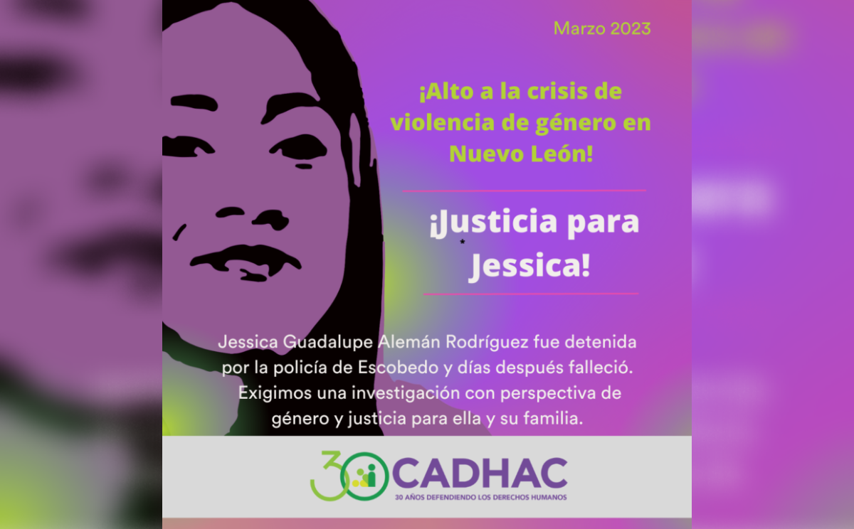 Jessica Guadalupe Alemán Rodríguez de 22 años, madre de dos hijos de 7 y 8 años | Especial