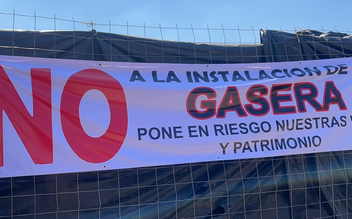 Vecinos exigen frenar construcción de gasera en Toluca. Abadiel Martínez