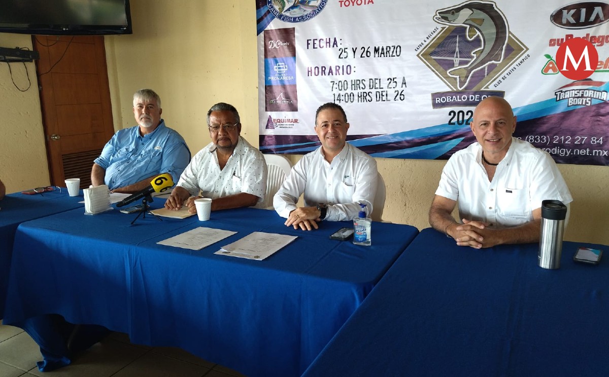Anuncian torneo de pesca “Robalo de Oro” en sur de Tamaulipas