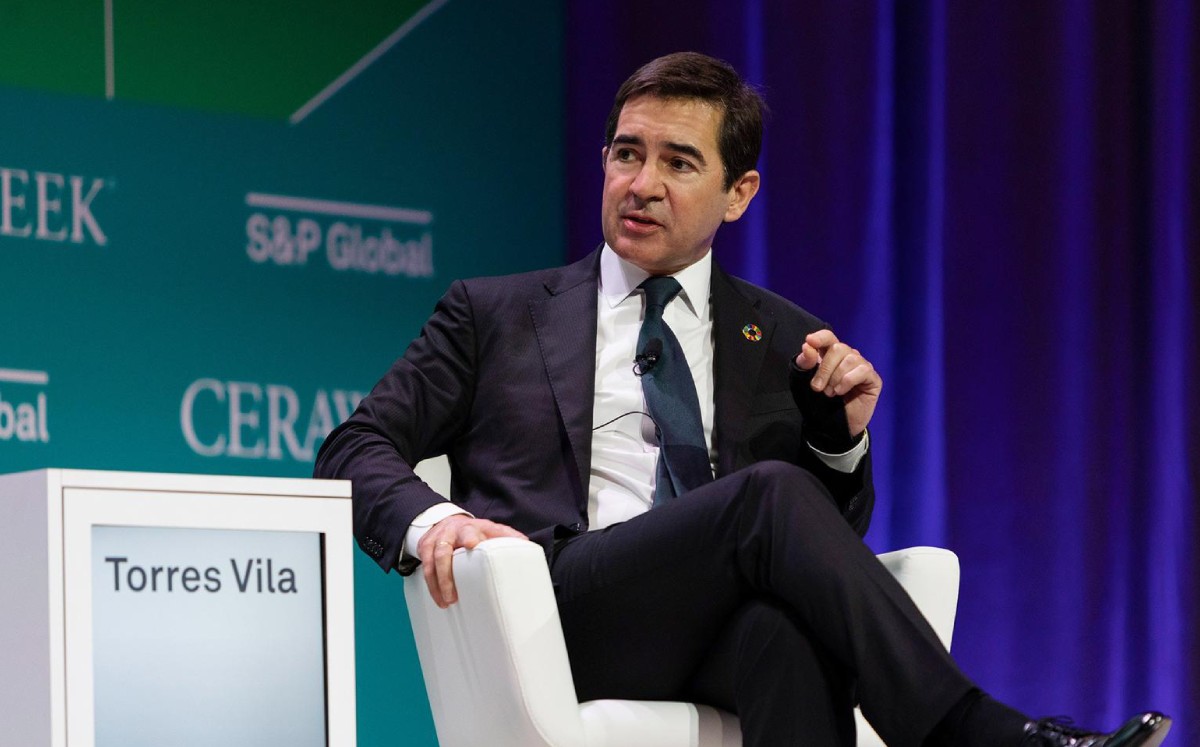 Carlos Torres, presidente del BBVA, en CERAWeek. Foto: (Especial)