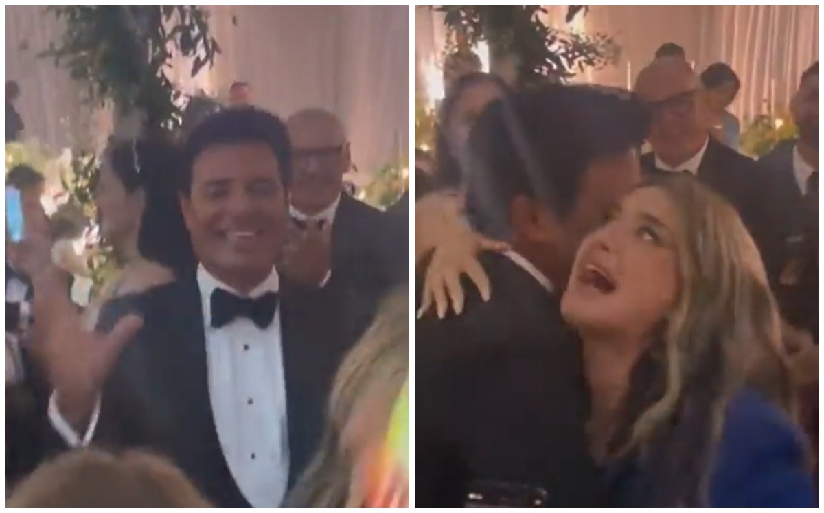Chayanne baila Torero con Lola índigo en boda de Lele Pons (Captura).