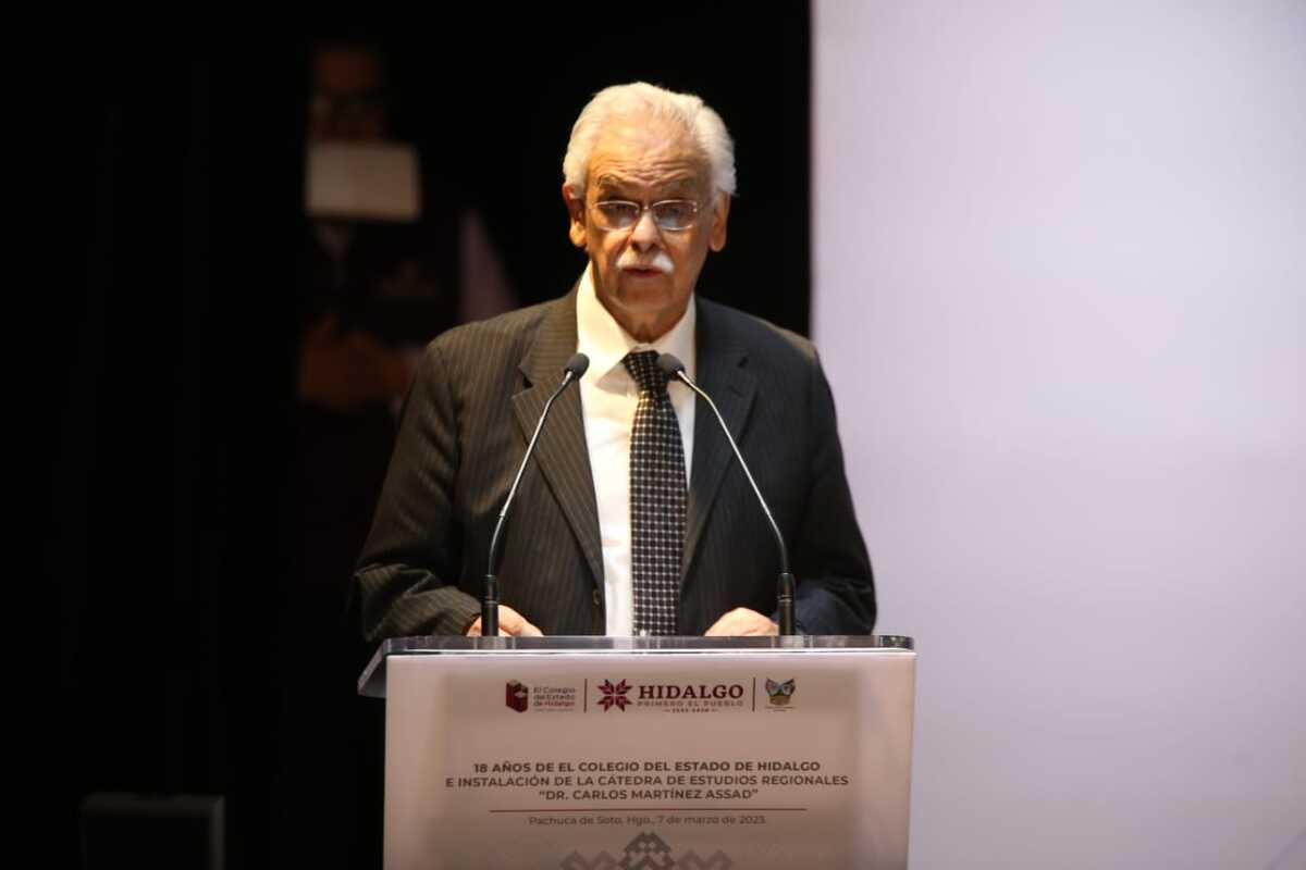 Doctor emérito de la UNAM, Carlos Martínez Assad (Jorge Sánchez)