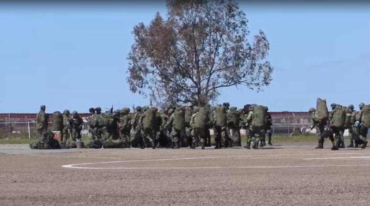 Los elementos del Ejército arribaron desde el Estado de México. (Said Betanzos)