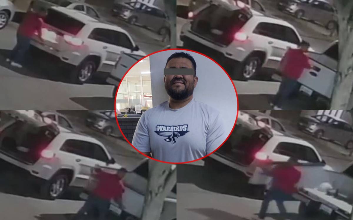 Emanuel fue captado por las cámaras de un negocio. (Especial)