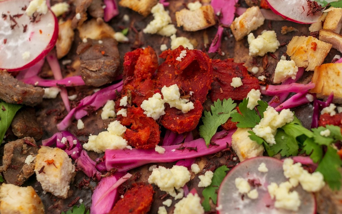 Huarache, platillo prehispánico (Iván Carmona)