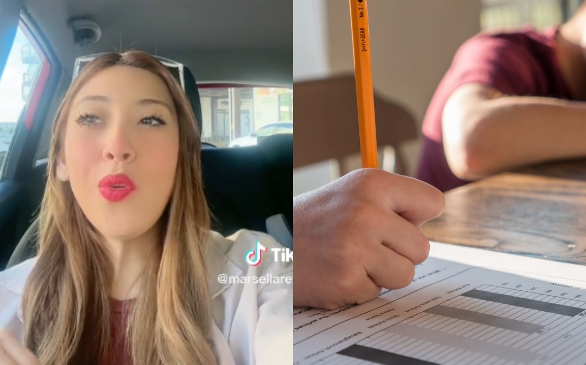 Mujer se pronuncia en contra de las tareas escolares | Captura