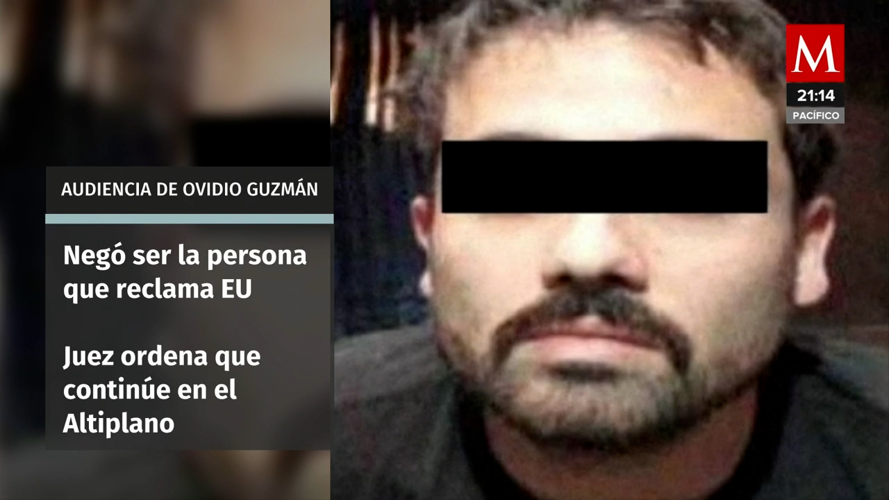 Ovidio Guzmán comparece por solicitud de extradición