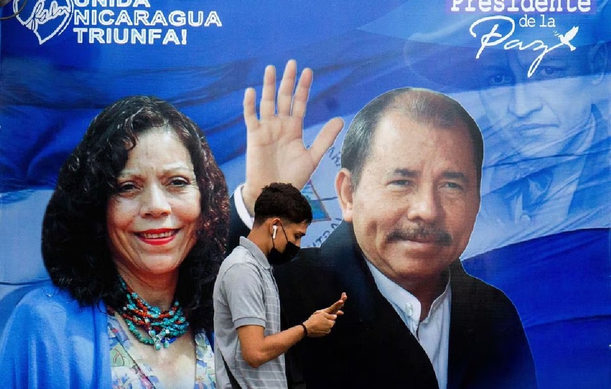Propaganda presidencial del presidente de Nicaragua, Daniel Ortega (Reuters)