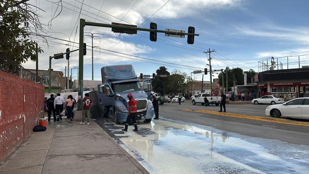 El accidente se registró alrededor de las 17:00 horas de este miércoles.