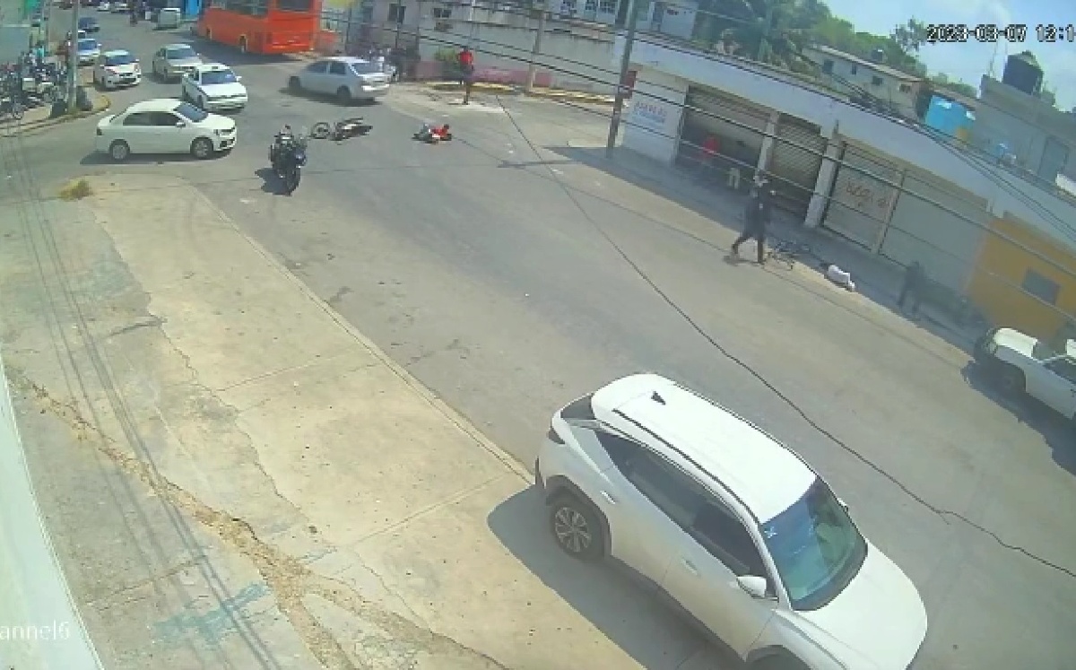 Los hechos ocurrieron sobre la avenida Francisco I. Madero de Cancún (Especial)